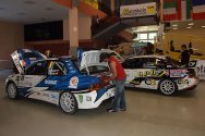 Rallye Český Krumlov: Technické přejímky, servis